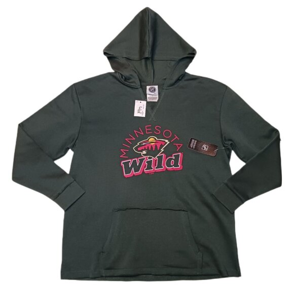 Minnesota Wild Womens Size Small Hoodie Green Long Sleeve Hooded NHL Hockey - Picture 2 of 7